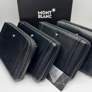 کیف پاسپورتی چرم دستی تک زیپ مونبلان | Montblanc 1zip Handbag