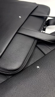 کیف لپ تاپ چرم مدل سافیانو و فلوتر MONTBLANC