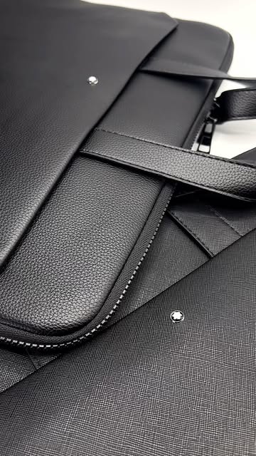 کیف لپ‌ تاپ چرم مدل سافیانو و فلوتر MONTBLANC