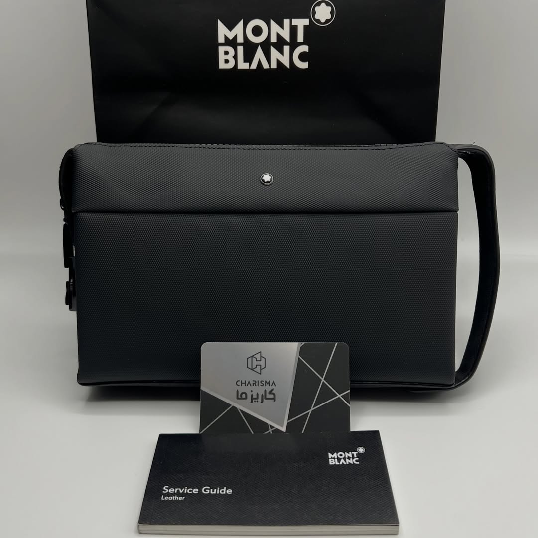 کیف دستی مدارکی مردانه وارداتی مسترکوالیتی Montblanc