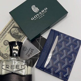 کیف کارت گویارد آبی پر رنگ تیره کاربنی | Goyard Holder Card Dark blue